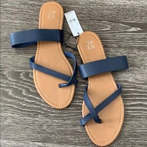 Blue sandals